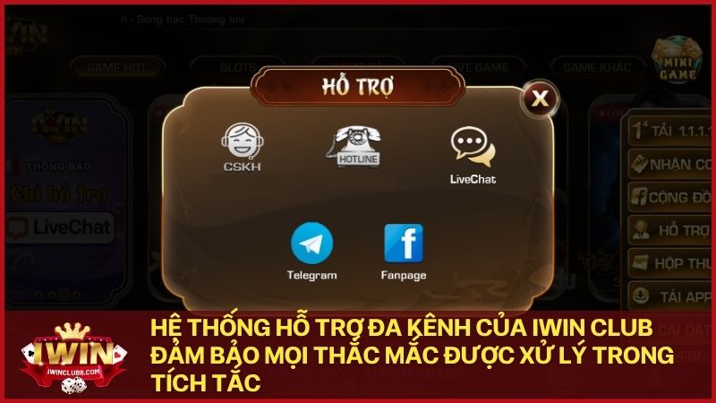 Lựa chọn kênh liên hệ Iwin phù hợp giúp bạn tiết kiệm thời gian và giải quyết lỗi nhanh